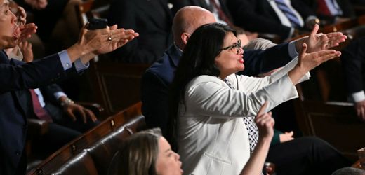 »State of the Union« von Donald Trump: Republikaner feiern, Demokraten protestieren