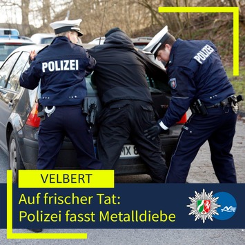 POL-ME: Auf frischer Tat: Polizei fasst Metalldiebe – 2602080