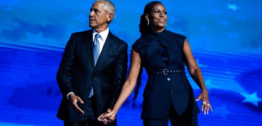 Donald Trump veröffentlicht Video, das Barack und Michelle Obama als Affen zeigt