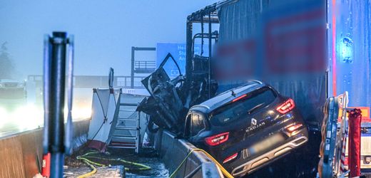 A6 bei Nürnberg: Unbekannter soll Video von brennendem Unfallopfer gemacht und veröffentlicht haben