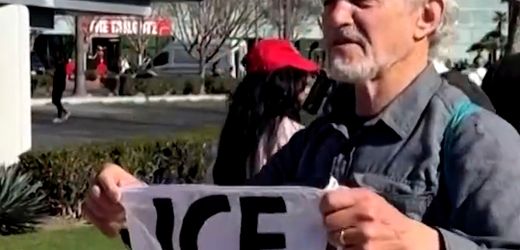 Super Bowl: Aktivisten verteilen »ICE Out«-Handtücher