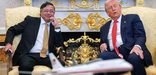 Donald Trump und Gustavo Petro: Versöhnliche Töne nach Termin mit Präsident von Kolumbien