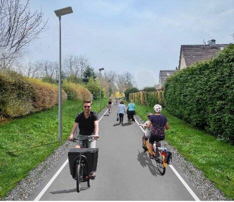 Projekt in Lintorf : Neuer Radweg auf alter Bahntrasse
