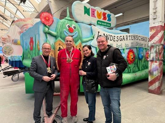 Name ist nach Wettbewerb entschieden: Neusser Laga-Maskottchen heißt „Flori von Grünherz“