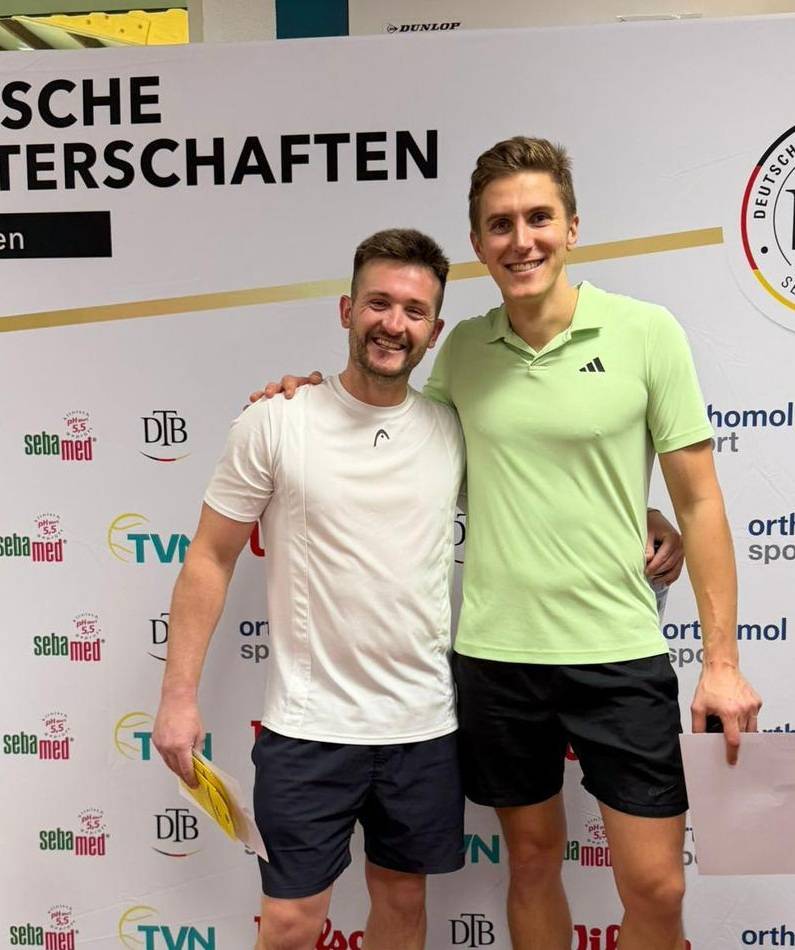 Erfolgreich im Tennis: Deutsche Doppel-Meister kommen vom Lintorfer TC