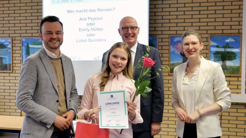 Erfolg für Geldern beim Wirtschaftsquiz: Lise-Meitner-Gymnasium stellt Kreissiegerin beim Wirtschaftswissen-Wettbewerb