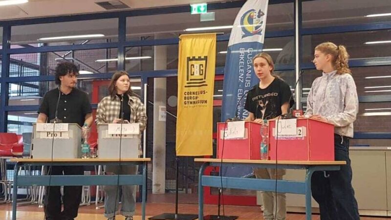 Traditionsreicher Wettbewerb in Erkelenz: Gymnasien duellieren sich bei Jugend debattiert