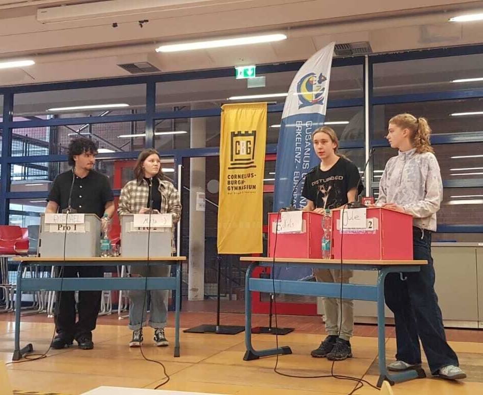 Traditionsreicher Wettbewerb in Erkelenz: Gymnasien duellieren sich bei Jugend debattiert