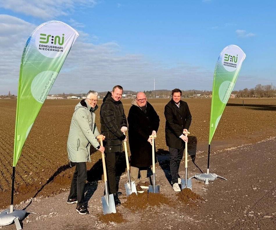 Jahresbedarf von etwa 3500 Haushalten: Start für Bau von Freiflächen-Solaranlage in Materborn