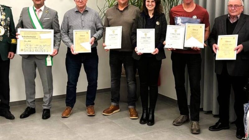 Heimatreporter im Grenzland: Jahreshauptversammlungen bei den Schützen in Born und Amern