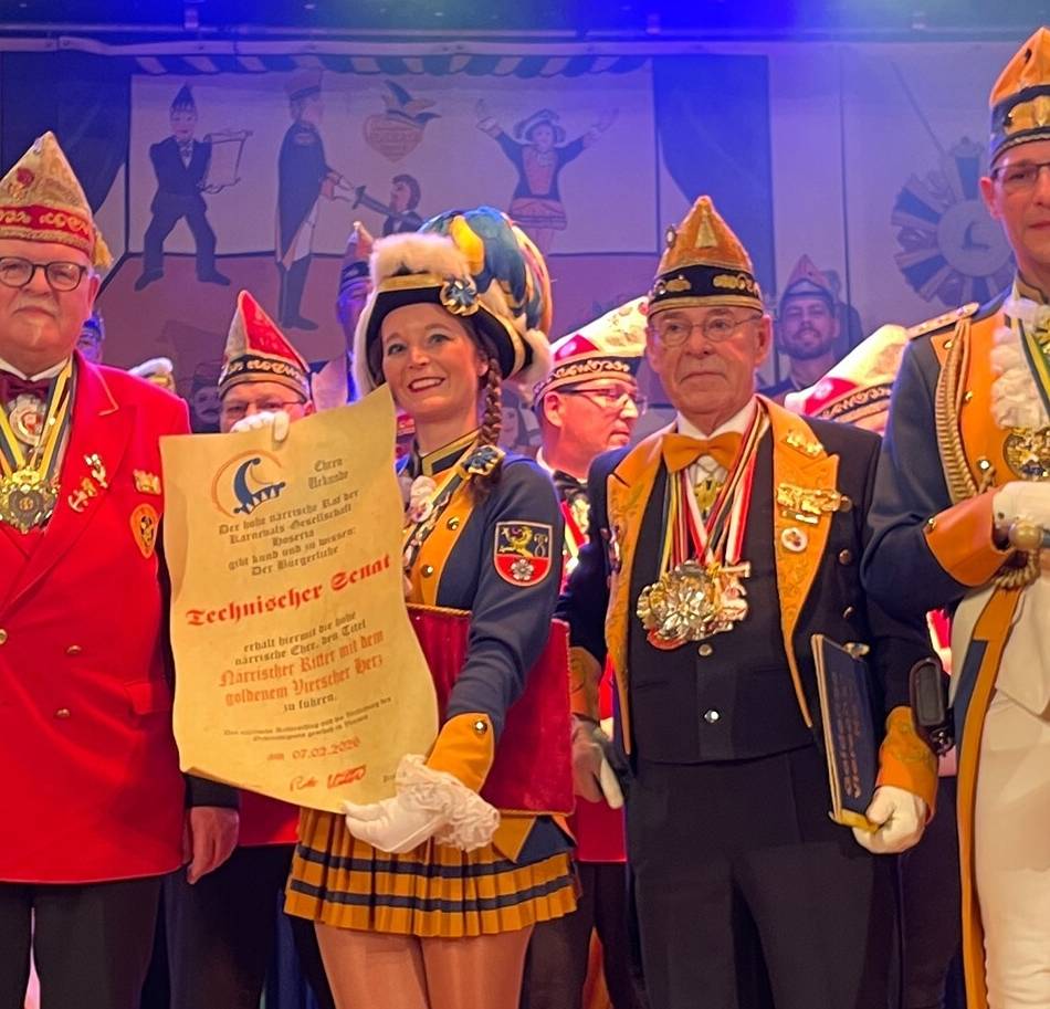 Galasitzung der KG Hoseria: Goldenes Herz für die stillen Helden des Karnevals