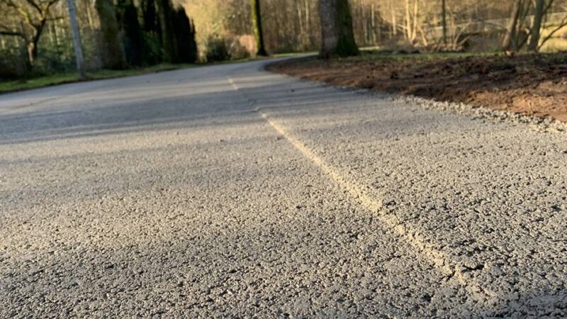 Sanierung in Mönchengladbach: Mags testet neues Wegematerial im Theaterpark