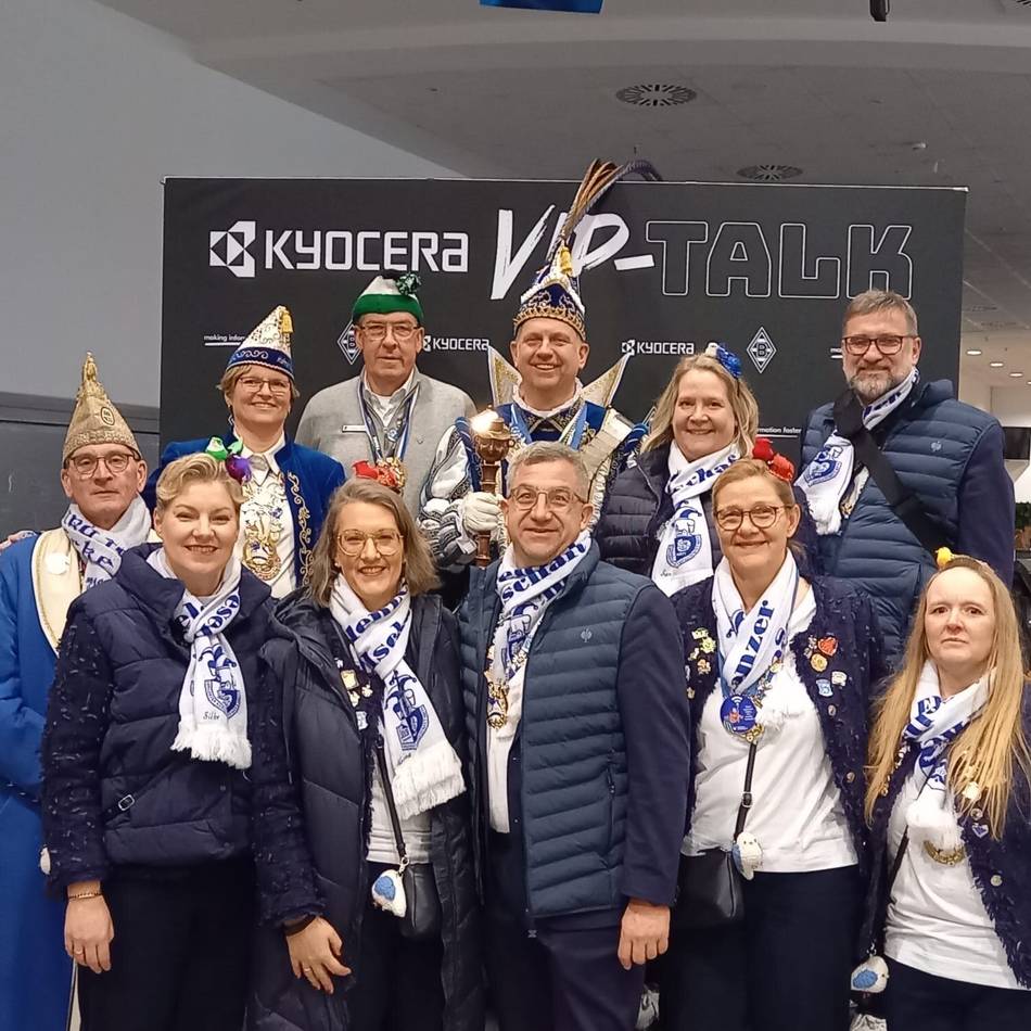 EKG zu Gast im Borussiapark: So trifft Fußball auf Fastelovend