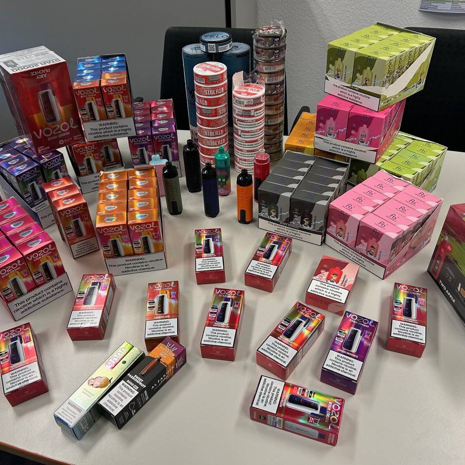In Langenfeld: Erneut Snus und Vapes bei Kontrollaktionen eingezogen