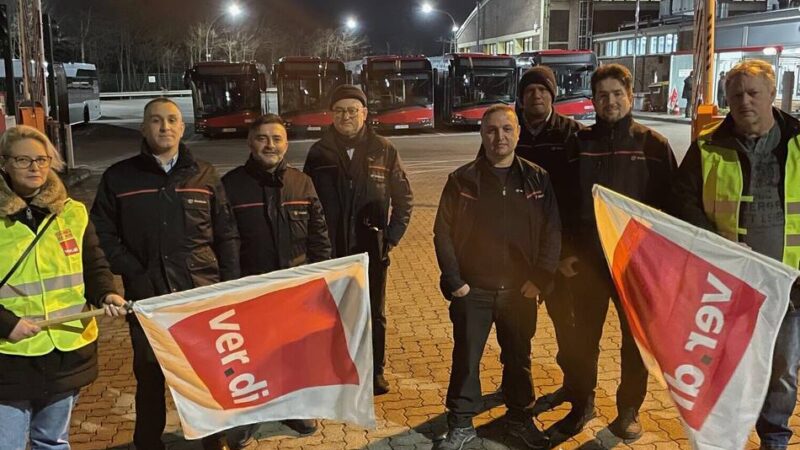 Nahverkehr in Hilden: Verdi ruft zu Warnstreik bei der Rheinbahn auf