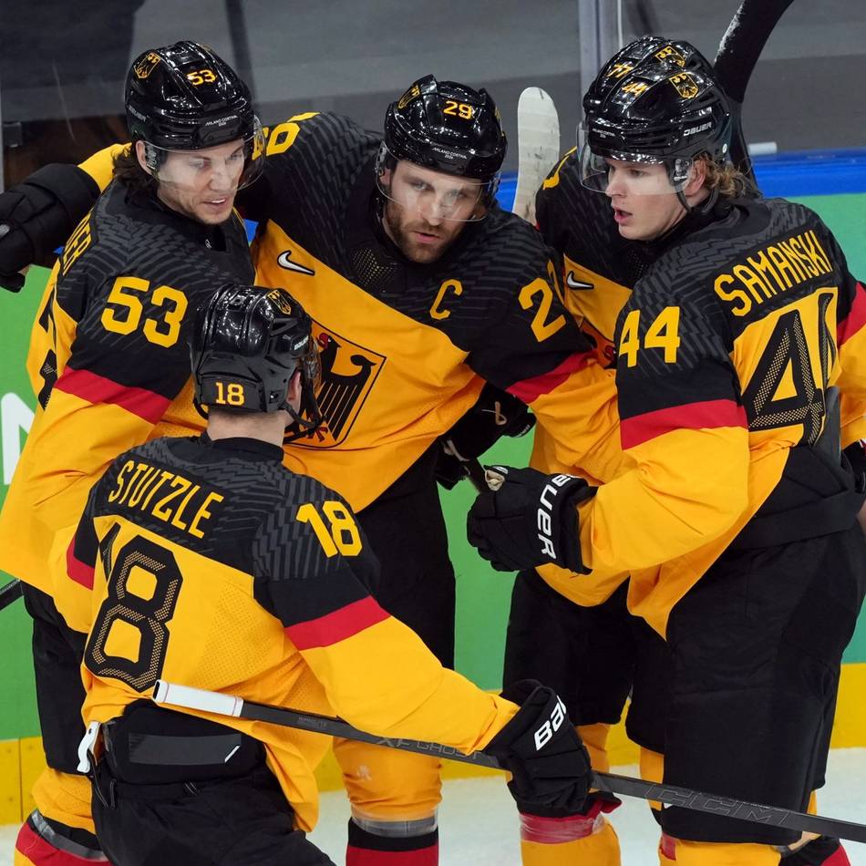 Olympische Winterspiele: Deutsches Eishockey-Team nach Pflichtsieg gegen Frankreich im Viertelfinale