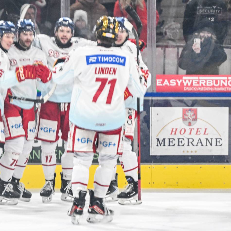 Wilde Schlussphase: Fünf Tore in 108 Sekunden – DEG-Sieg in Crimmitschau im Video