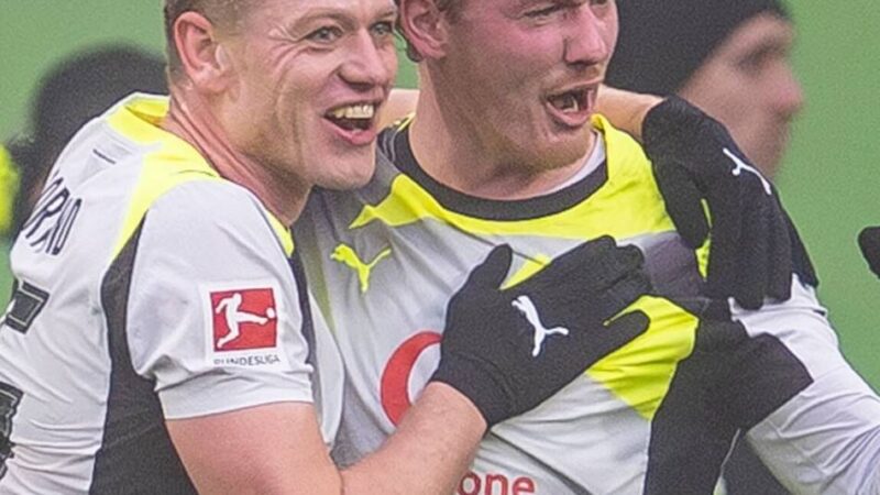 Bundesliga kompakt: BVB siegt mit Mühe in Wolfsburg – Thiounes Bundesliga-Debüt geht schief