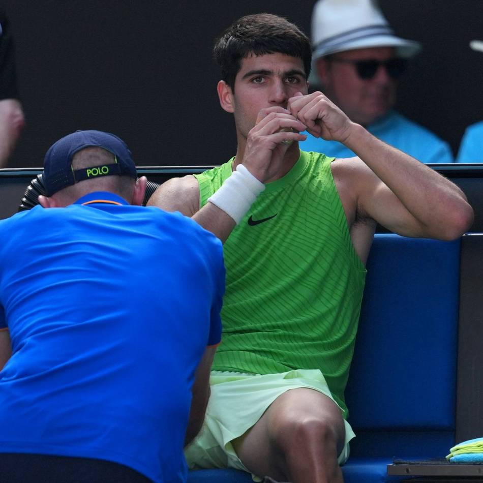 Bei den Australian Open: Was hinter dem Gurkensud steckt, der Alcaraz gegen Zverev von Krämpfen erlöste
