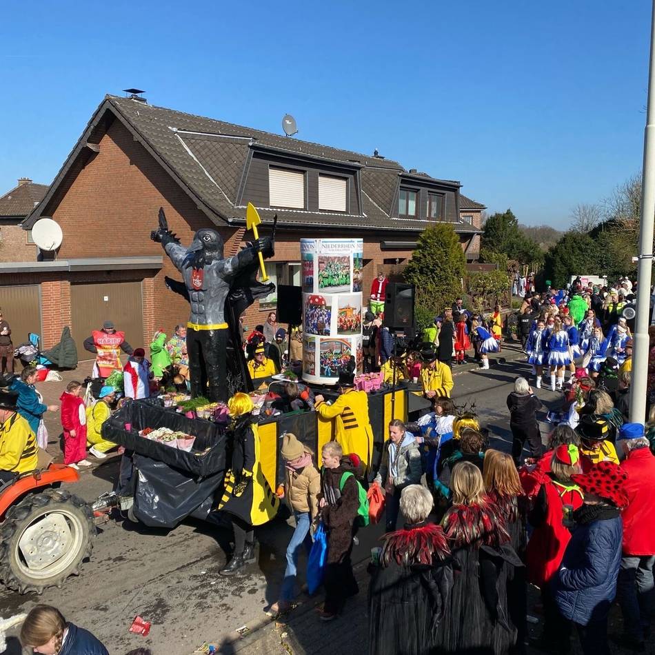 Termin, Zugstrecke, Neues: Was Sie zum Rosenmontagszug 2026 in Veen wissen müssen