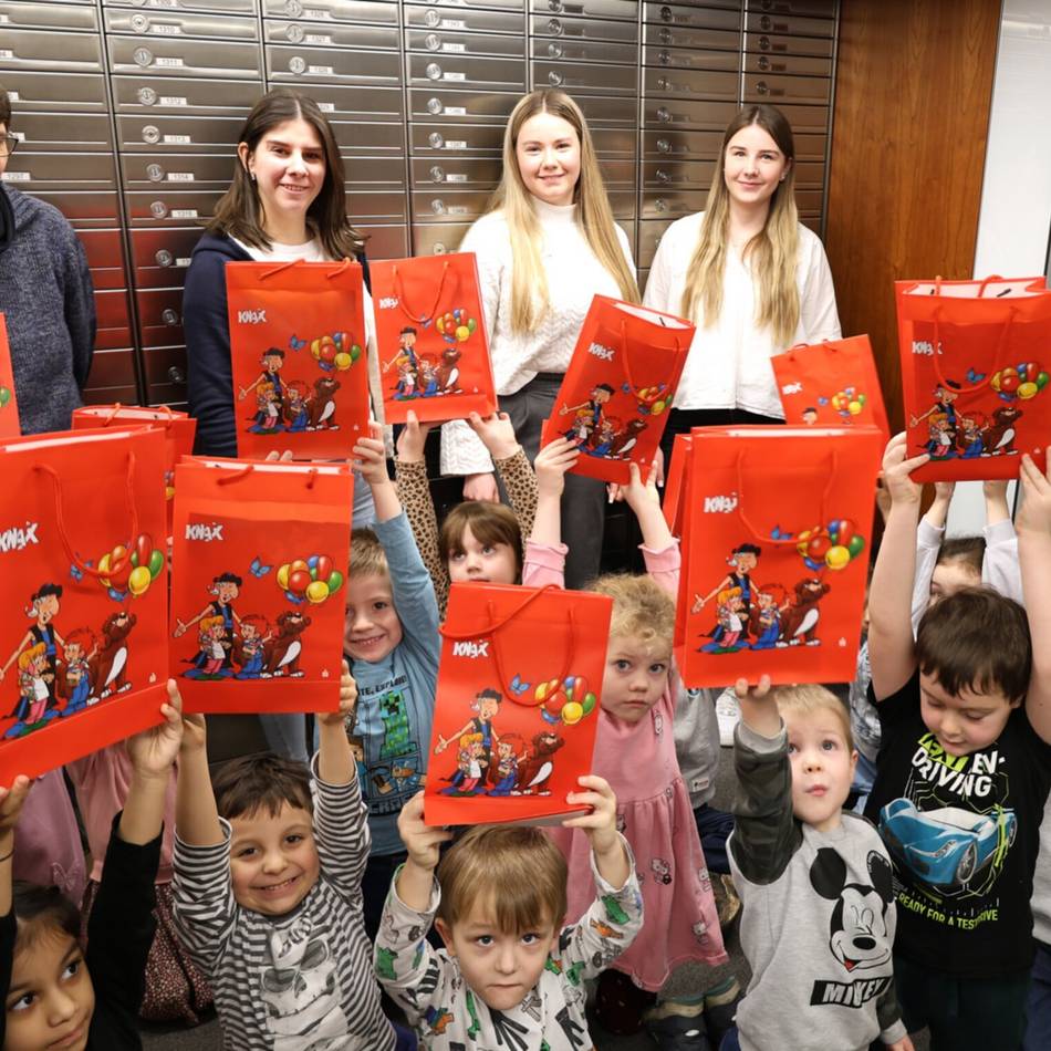 Besuch der Sparkasse am Niederrhein: Alpens Vorschulkinder gehen auf Schatzsuche