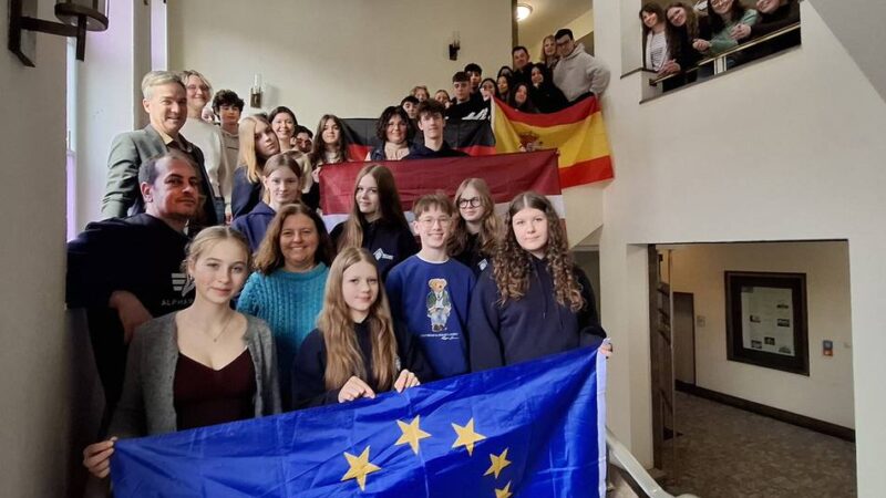 Stadtgespräch in Viersen: Schüler aus Lettland und Spanien besuchen Viersen