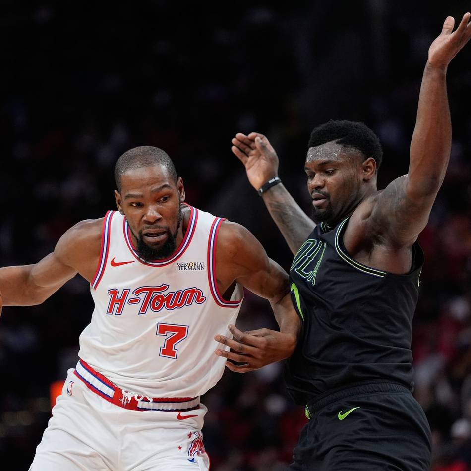 Basketball: NBA: Rockets gewinnen nach kurioser Durant-Verletzung