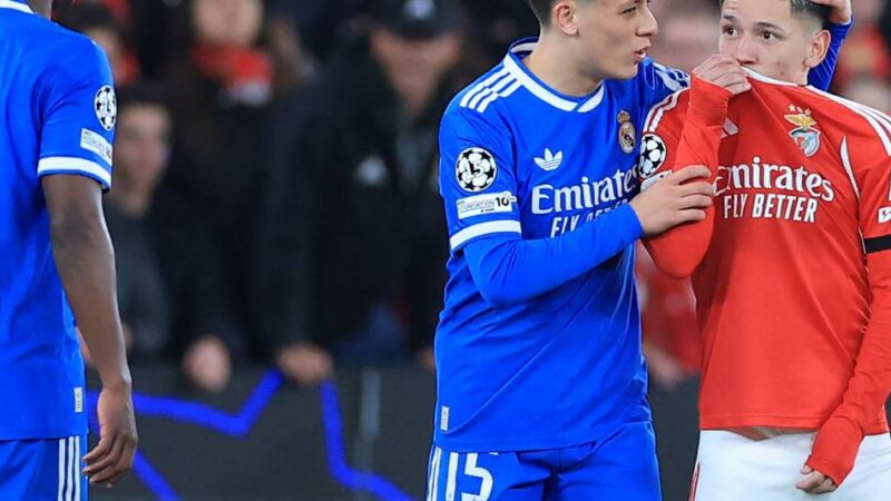 Fürs Rückspiel gegen Real Madrid: Uefa sperrt Benficas Prestianni nach Rassismus-Vorfall