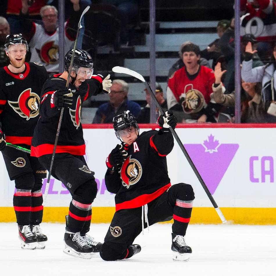 NHL: Mit Erfolg zu Olympia: Stützle schießt Senators zum Sieg