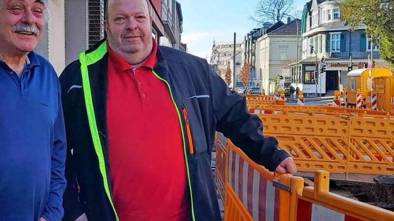 Die Baustelle an der Wilhelmstraße sorgt für Unmut – Die Stadtwerke zeigen Verständnis und wollen die Baustelle schnell beenden: Umsatzrückgänge und viel Frust bei Händlern