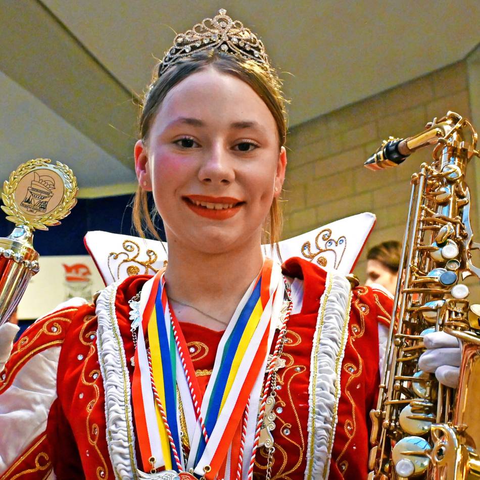 Valeria I. genießt ihre Auftritte – die Kinderprinzessin aus Tönisheide ist durch ihr Eltern für den Karneval prädestiniert : „Die kleinen Kinder sind alle so süß zu mir“