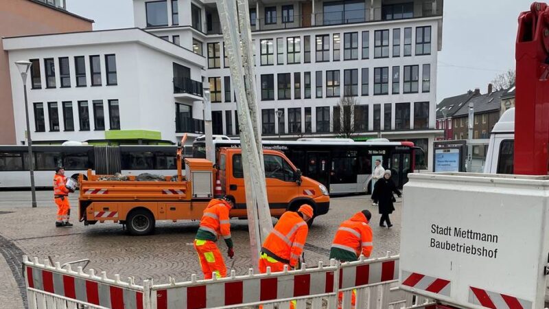 Kunstwerk in Mettmann: Warum die „Erdstrahlen“ auf dem Jubi nicht mehr da sind