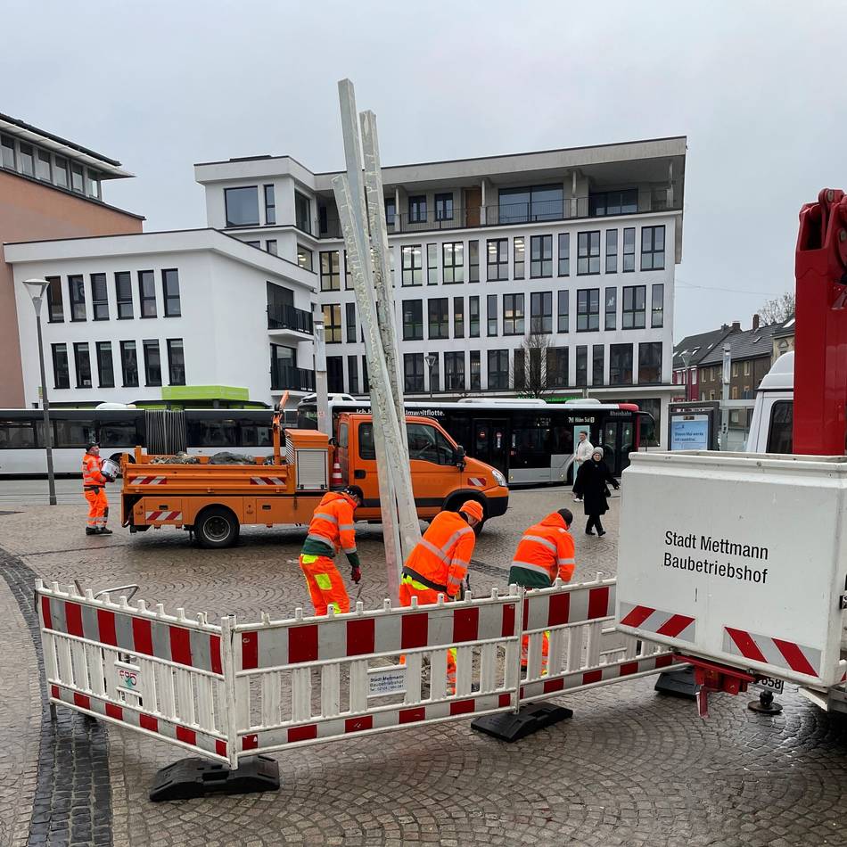 Kunstwerk in Mettmann: Warum die „Erdstrahlen“ auf dem Jubi nicht mehr da sind