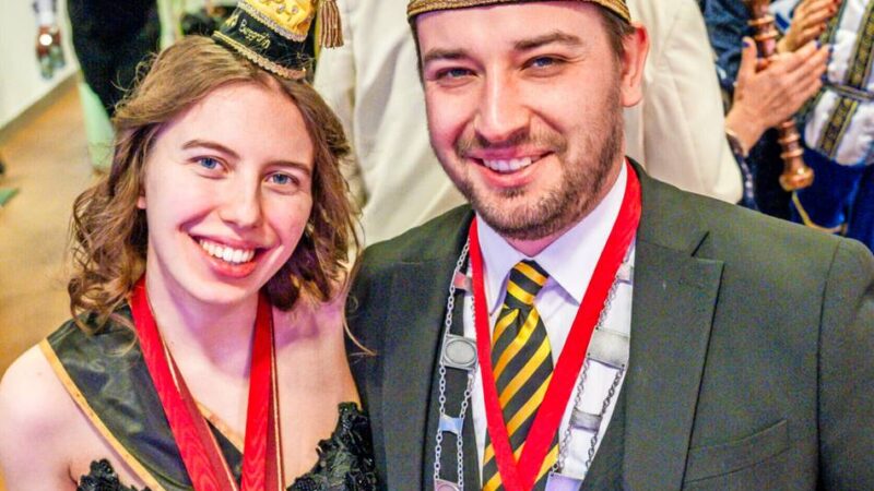 Karneval 2026: Mit Konfetti und Gefühl – dieses Paar regiert die Düsseldorfer Nordlichter