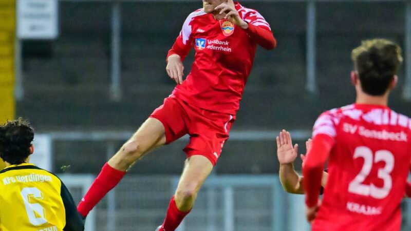 0:3 beim KFC Uerdingen: Mutlose Sonsbecker fallen auf Abstiegsplatz zurück