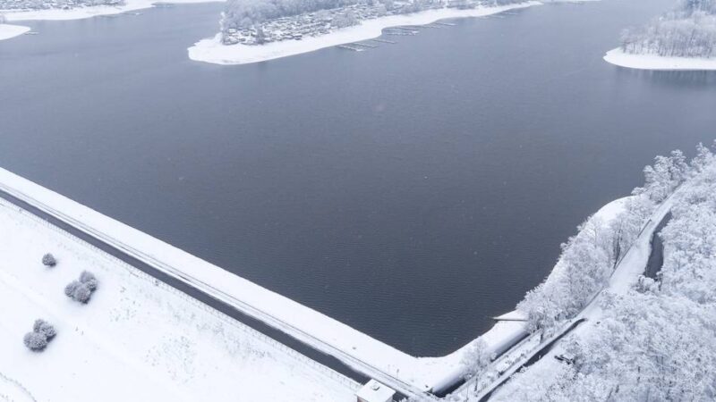 Niederschlagsstatistik für Hückeswagen: Viel Schnee im Januar – und doch zu wenig