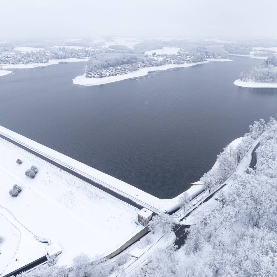 Niederschlagsstatistik für Hückeswagen: Viel Schnee im Januar – und doch zu wenig