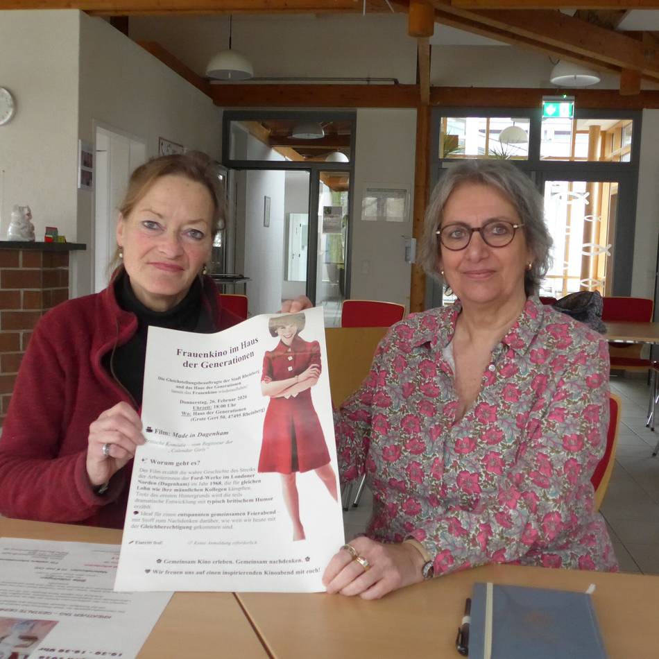 Kinoabend, Lesung und Musik in Rheinberg: Vier Events von Frauen für Frauen