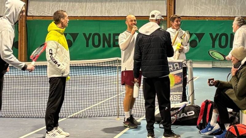 Vor Umbau des Castellos: Tennisprofis in Jedermann-Halle – Davis-Cup-Doppel trainiert in Meerbusch