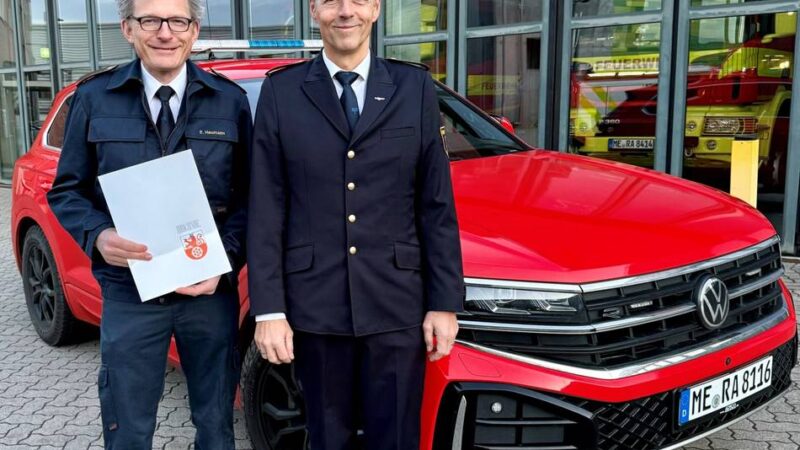 Feuerwehr Ratingen: Erik Heumann wird Oberbrandrat