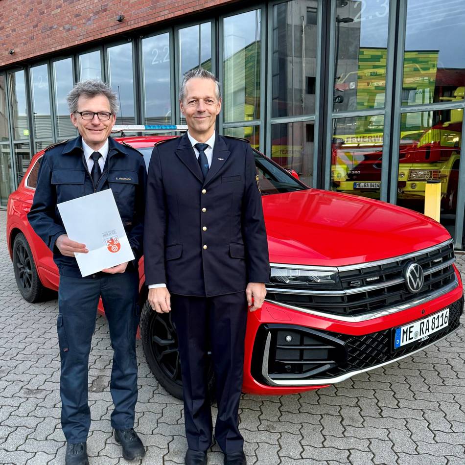 Feuerwehr Ratingen: Erik Heumann wird Oberbrandrat