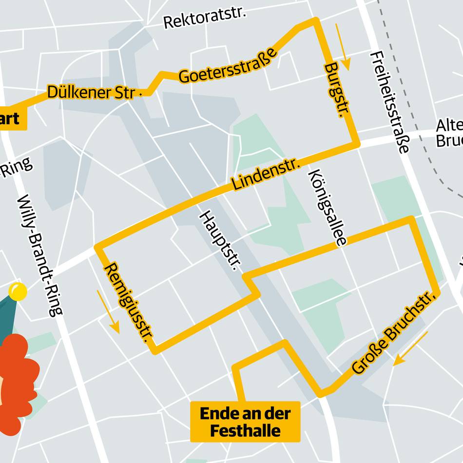 Stadt im närrischen Ausnahmezustand: So ziehen die Karnevalszüge durch Viersen