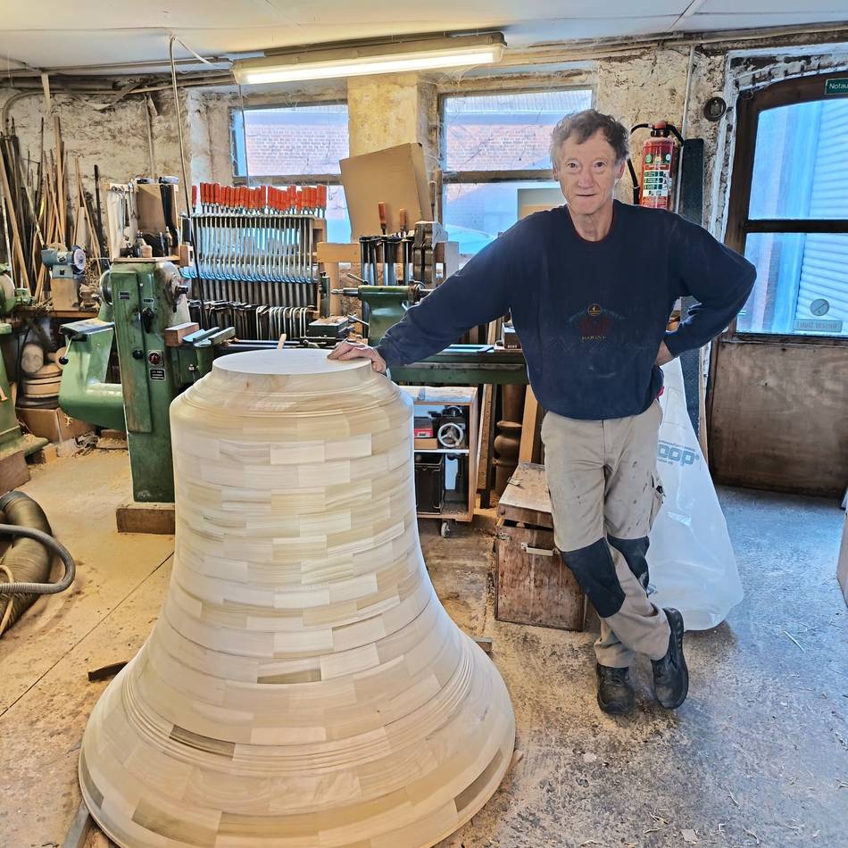 Handwerkskunst in Meerbusch: Glocke für Kölner Kirche kommt aus Osterath