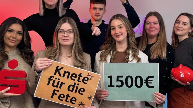 Videowettbewerb in Hilden: Sparkasse spendiert Schülern „Knete für die Fete“