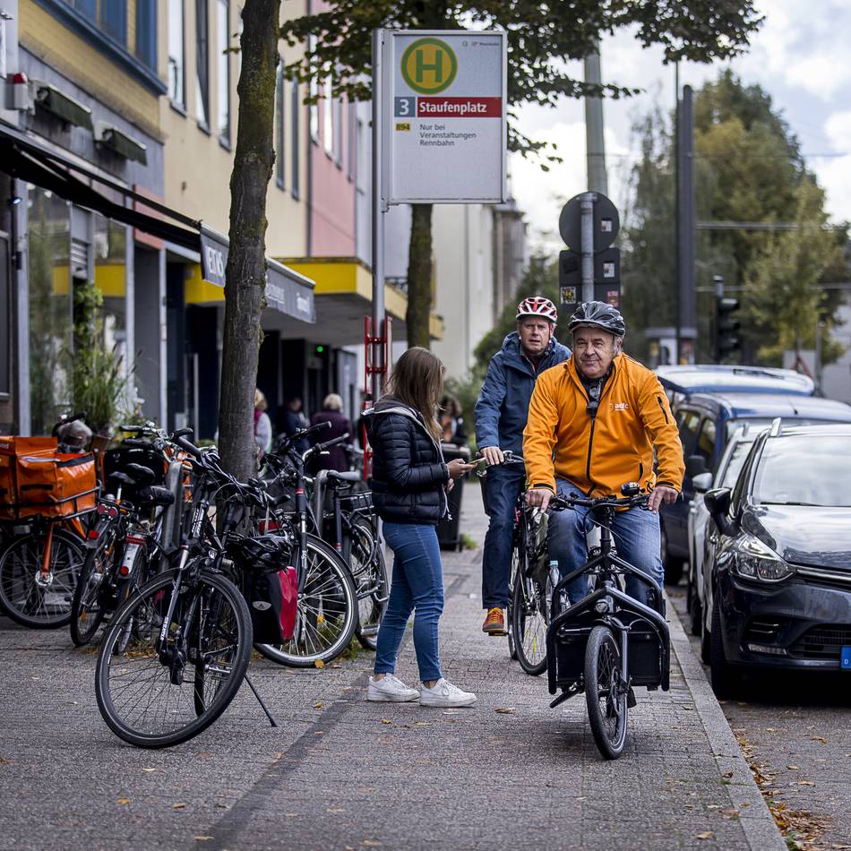 Mobilität in Düsseldorf: Lösung für Katastrophen-Radweg an der Grafenberger Allee gesucht