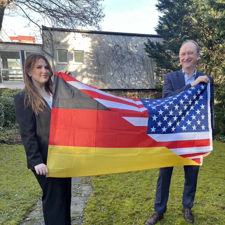 Bundestagsabgeordneter im Kreis Mettmann: Klaus Wiener trifft US-Patenschülerin