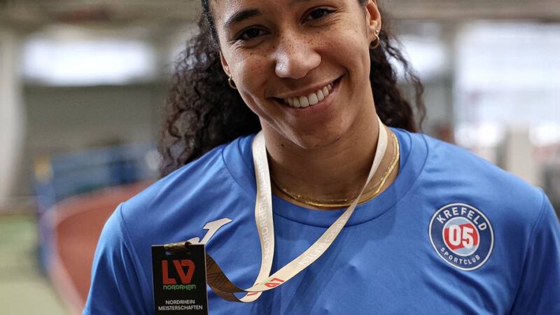 Bei Landesmeisterschaft in Leverkusen: Alyssa Tagbo und die drei Sprünge zu Gold