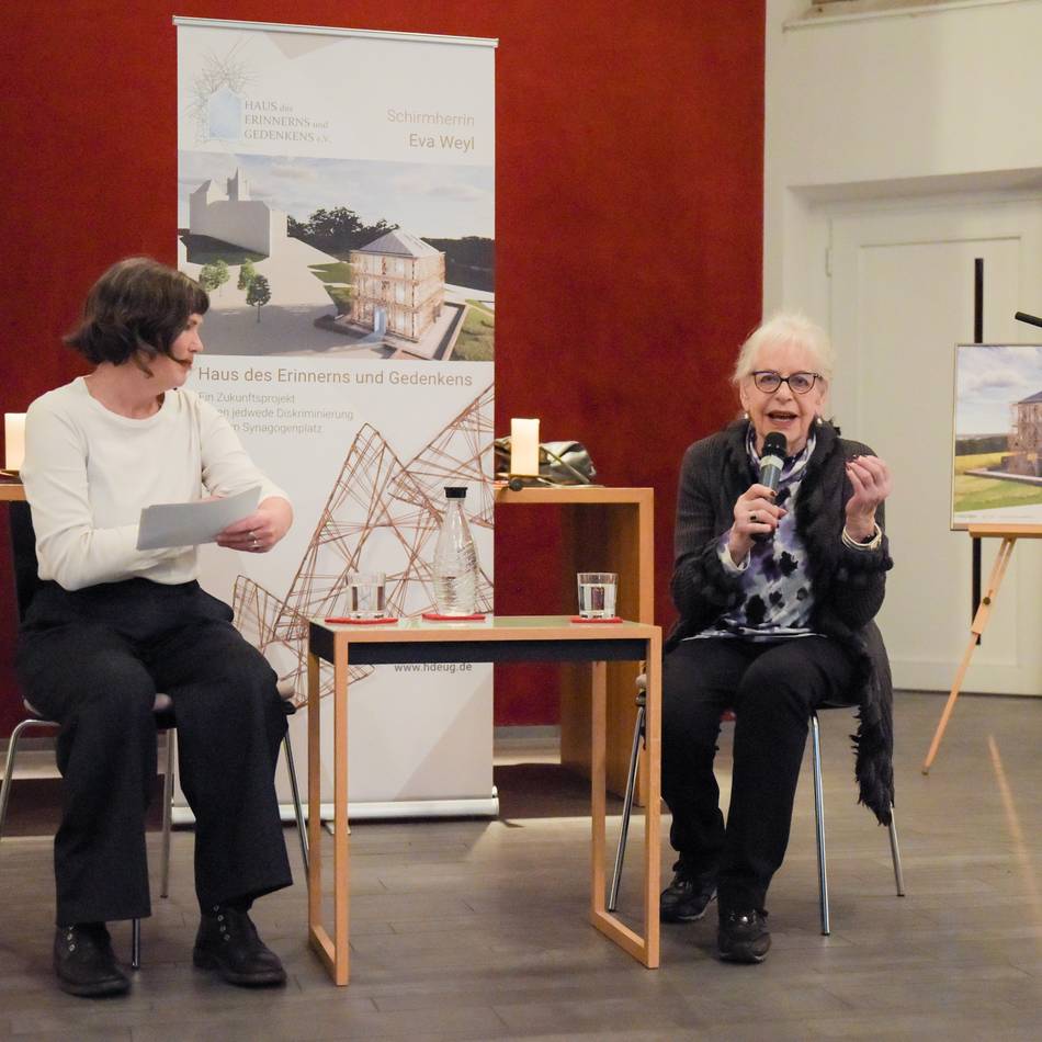 Feierstunde in Kleve: Eva Weyl übernimmt Schirmherrschaft für Haus des Erinnerns