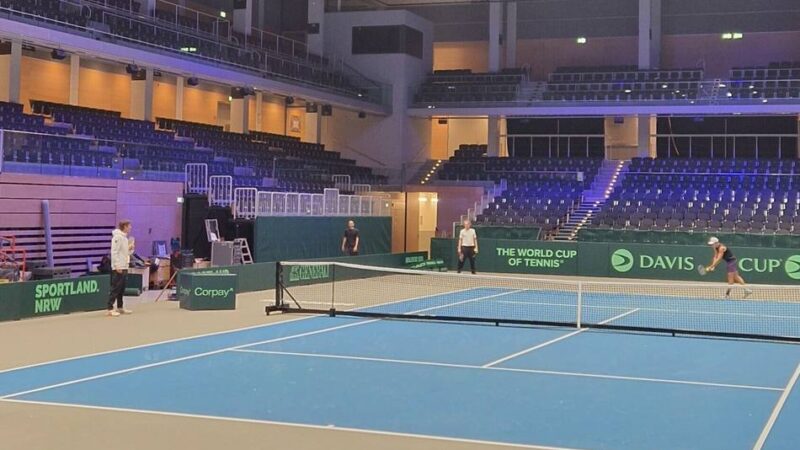 Tennis-Länderspiel in Düsseldorf: „Zeitplan macht das Leben nicht einfacher“ – Castello wird zur Davis-Cup-Arena