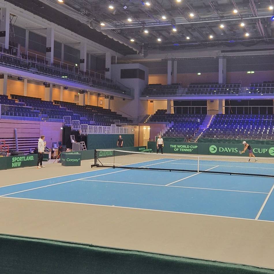 Tennis-Länderspiel in Düsseldorf: „Zeitplan macht das Leben nicht einfacher“ – Castello wird zur Davis-Cup-Arena